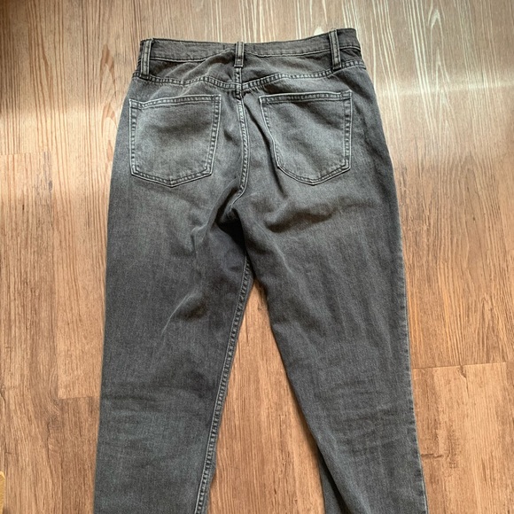 Distressed black silver jeans - Picture 2 of 2